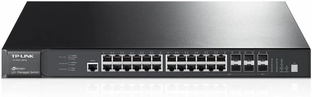 Main image of TP-LINK T2700G-28TQ Jetstream 28-Port Gigabit Stackable L2+ Managed Switch