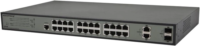 Main image of Monoprice 24FE+2 Combo-Port Gigabit Ethernet SNMP Switch (110742)