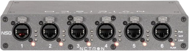 Alt view image 2 of 2 - Elation Obsidian Network Switch, 8-Port Gigabit, Managed, 100W POE