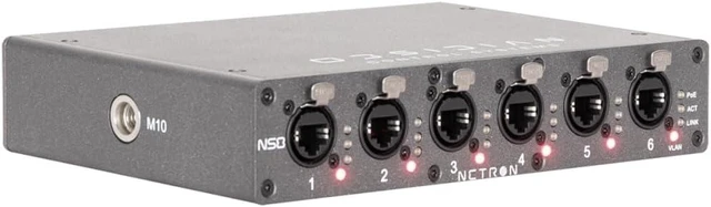 Main image of Elation Obsidian Network Switch, 8-Port Gigabit, Managed, 100W POE