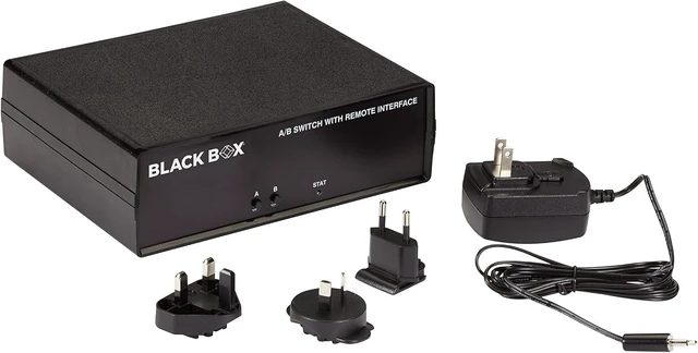 Alt view image 4 of 4 - Black Box DB9 A/B Switch Latching Controlled Dry Contact