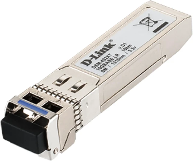 Alt view image 5 of 5 - D-Link 10 Gigabit Ethernet Optical Transceiver Single-Mode 10GBASE-LR SFP+ Module (DEM-432XT)