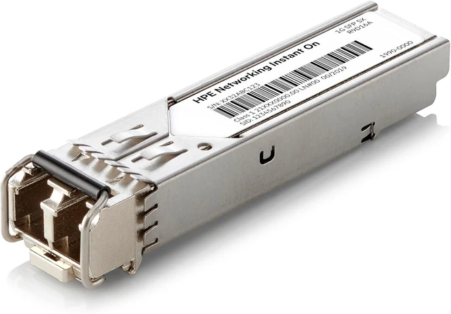 Main image of HPE Networking Instant On 1G SFP LC SX Transceiver for Connections Up to 500 Meters (R9D16A)