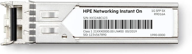 Alt view image 3 of 4 - HPE Networking Instant On 1G SFP LC SX Transceiver for Connections Up to 500 Meters (R9D16A)