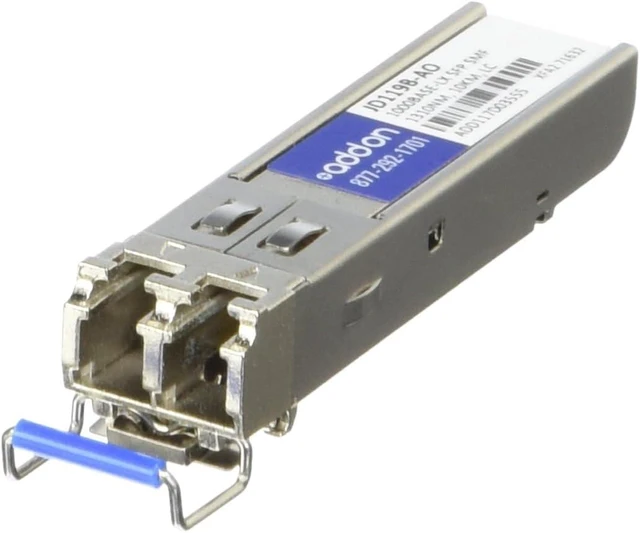 Main image of AddOn 1000BLX Sfp Mini Gbic for hp V1910 Single Mode 1310NM 10KM Lc