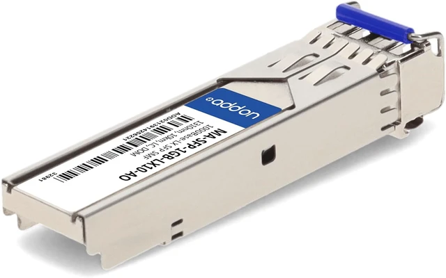 Alt view image 5 of 7 - AddOn Meraki Now Cisco MA-SFP-1GB-LX10 Compatible 1000Base-LX SFP Transceiver (SMF, 1310nm, 10km, LC, DOM) MA-SFP-1GB-LX10-AO