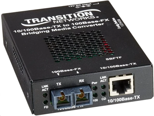Main image of 10/100 BRIDGING CONVERTER RJ45 TO 100BFX MM SC 2KM