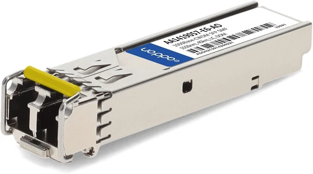 Main image of Addon-Networking SFP Mini-GBIC Transceiver Module, LC Single Mode (AA1419057-E6-AO)