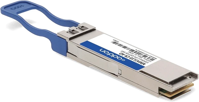 Alt view image 7 of 7 - Add-On-Computer Peripherals, LlcMellanox MMA1L10-CR Compatible TAA Compliant 100GBase-LR4 QSFP28 Transceiver (SMF, 1295nm to 1309nm, 10km, LC, DOM), MMA1L10-CR-AO