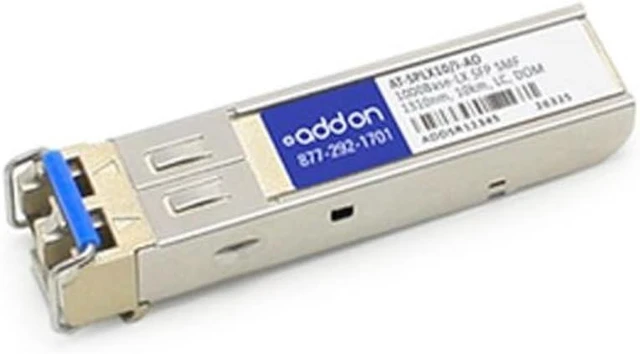 Main image of AddOn Add-onputer Peripherals, L AT-SPLX10/I-AO Addon Allied Telesis At-splx10-i Compatible 1000base-lx Sfp Transceiver