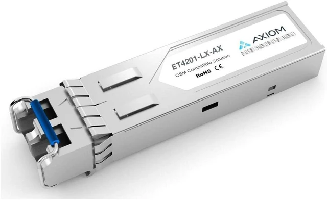 Main image of Axiom ET4201-LX-AX SFP (Mini-GBIC) transceiver Module (Equivalent to: Edge-Core ET4201-LX) - GigE - 1000Base-LX - LC Single-Mode - up to 6.2 Miles - 1310 nm