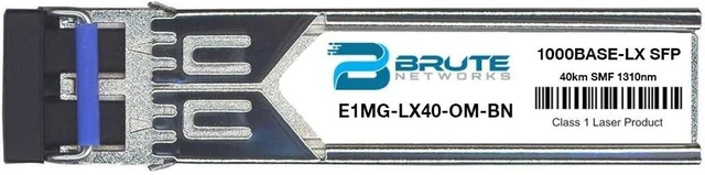 Main image of E1MG-LX40-OM-BN - 1000BASE-LX 40km 1310nm SFP(Compatible with OEM PN# E1MG-LX40-OM)