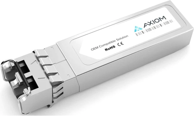 Main image of Axiom Memory - AXG95894 - SFP+ Transceiver Module (Equivalent to: Brocade Xbr-000192, Brocade 57-0000088-01) - 16GB Fibre Channel (SW) - 16Gbase-SW - LC Multi-Mode - Up to 328 ft - 850 Nm