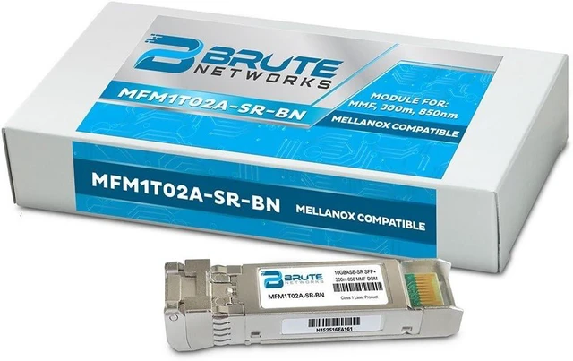 Main image of MFM1T02A-SR-BN - 10GBASE-SR 300m MMF 850nm SFP+ Transceiver (Compatible with OEM PN# MFM1T02A-SR)