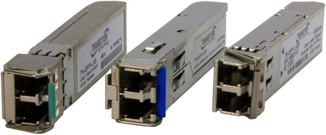 Alt view image 2 of 6 - Lantronix SFP Transceiver Module - Hot-swappable SFP transceiver module for Gigabit/Fast Ethernet; fiber (duplex or BiDi, LC) or copper (1000Base-T, RJ45) per variant - 1000Base-SX, 850nm, ~550m du...