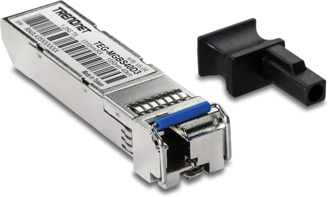 Main image of TRENDnet SFP to RJ45 Dual Wavelength Single-Mode LC Module,TEG-MGBS40D3