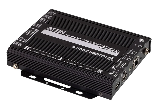Alt view image 4 of 5 - ATEN VE1843 True 4K HDMI USB HDBaseT 3.0 Transceiver