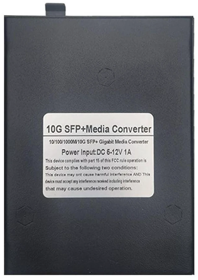 Alt view image 5 of 7 - NCNWGW 10G Multi-Gigabit SFP Media Converter, 10G/5G/2.5G/1G RJ45, Hot-Swappable SFP+, IEEE 802.3 Compliant, Plug & Play Fiber Extender