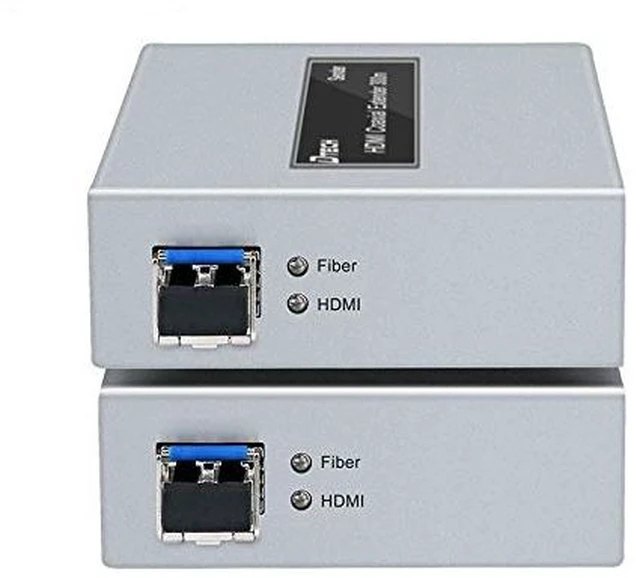 Main image of DTECH 4K HDMI Fiber Optic Extender 300m 10km 20km 40km IR RS232 HDMI Fiber transceiver (0.3km)