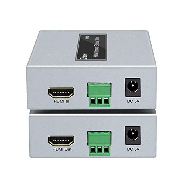Alt view image 2 of 5 - DTECH 4K HDMI Fiber Optic Extender 300m 10km 20km 40km IR RS232 HDMI Fiber transceiver (0.3km)