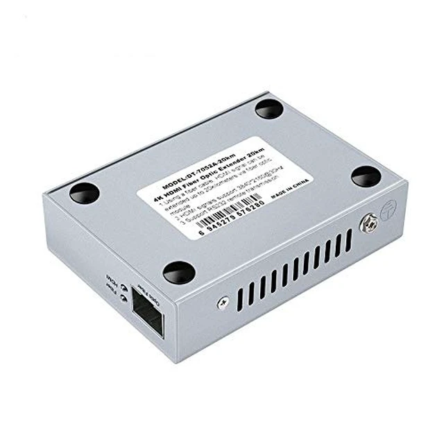 Alt view image 4 of 5 - DTECH 4K HDMI Fiber Optic Extender 300m 10km 20km 40km IR RS232 HDMI Fiber transceiver (0.3km)
