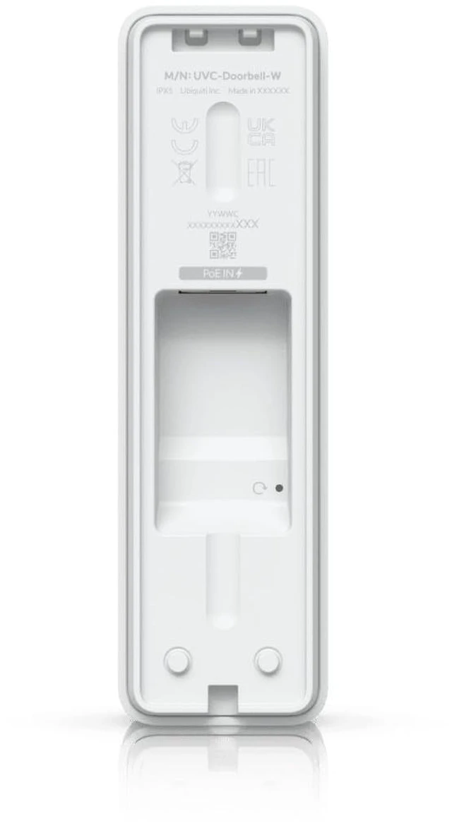 Alt view image 4 of 5 - Ubiquiti UniFi Lite PoE Doorbell White UVC-DOORBELL-LITE-W