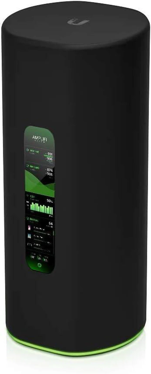 Alt view image 3 of 3 - AmpliFi Alien WiFi 6 WiFi System, Seamless Whole Home Wireless Internet Coverage, WiFi Router with Touchscreen Display, 4 Gigabit Ethernet Ports, Ethernet Cable, and MeshPoint