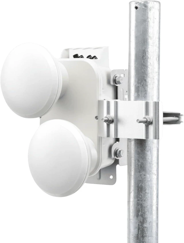 Alt view image 2 of 4 - Cambium Networks ePMP Dual Horn Antenna - 5 GHz - 4x4 MU-MIMO - Consistent 5.1 GHz to 6.1 GHz Range - 60 Degree Coverage - Mounting Brackets and Cables Included - C050900D025A