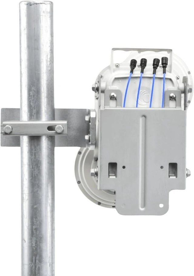 Alt view image 3 of 4 - Cambium Networks ePMP Dual Horn Antenna - 5 GHz - 4x4 MU-MIMO - Consistent 5.1 GHz to 6.1 GHz Range - 60 Degree Coverage - Mounting Brackets and Cables Included - C050900D025A