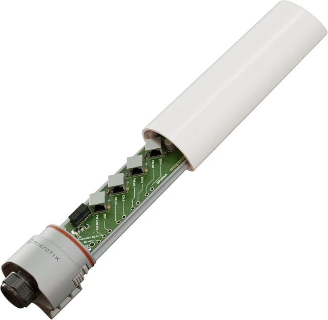 Alt view image 2 of 3 - MikroTik GPER14i Ethernet Extender 4 Ports PoE-Out 90W PoE Split IP68 Outdoor SwOS Lite Management