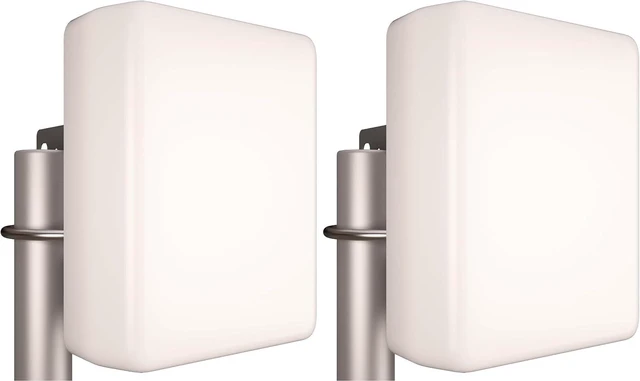 Main image of TP542 Dual-Band (13dBi) Outdoor Directional Panel Antenna (2.4GHz & 5GHz WiFi) Wireless Network Signal (Pole Mast Mount) Weatherproof High-Gain Long-Range (w/N-Female Connector) (Pack of 2)