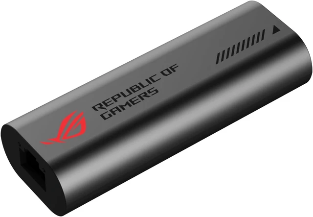 Alt view image 4 of 6 - ASUS ROG USB-C10G 10GB Ethernet Adapter, 2-in-1 USB-C/USB-A Design, Compatible with Windows, macOS, iOS and Android