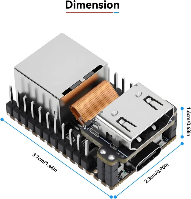 Alt view image 5 of 7 - Sipeed NanoKVM Lite, Ultra-Compact Mini KVM Over IP with RISC-V Core, Remote Server Control, HDMI USB Storage Simulation, 100Mbps Networking, Open-Source for Plug & Play Remote BIOS/OS Access