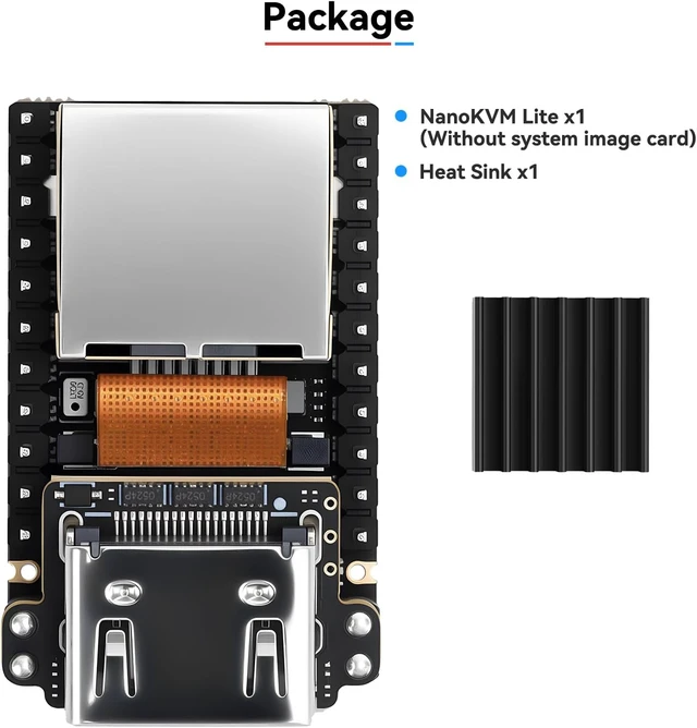 Alt view image 6 of 7 - Sipeed NanoKVM Lite, Ultra-Compact Mini KVM Over IP with RISC-V Core, Remote Server Control, HDMI USB Storage Simulation, 100Mbps Networking, Open-Source for Plug & Play Remote BIOS/OS Access