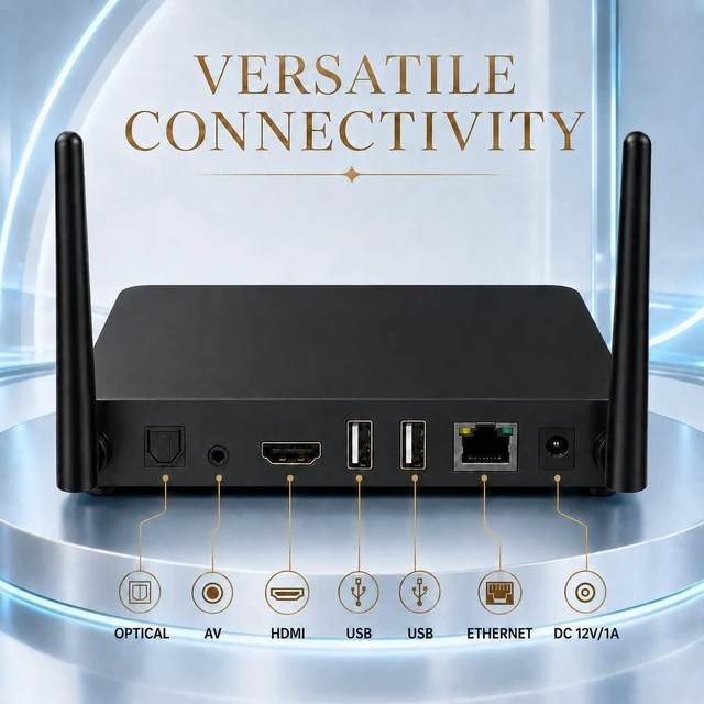 Alt view image 6 of 7 - L2 Plus, 2026 Lastest Box with WiFi Connection, 4GB RAM 64GB ROM, Power Cord and User Manual