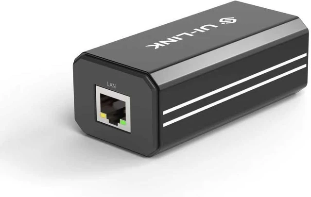 Main image of Gigabit PoE to USB-C Adapter, 25W PD Charging and 1000Mbps Ethernet, IEEE 802.3af/at Converter for Tablets, Kiosks, Cameras and Echo Hub