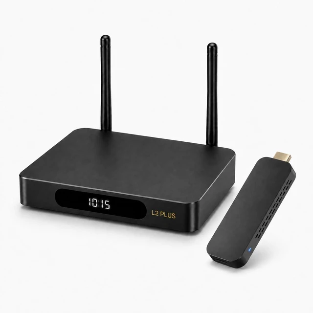 Main image of 2026 L2 Plus & V1 Plus Home Electronic Device Bundle with Power Accessories and User Guide, Android 14, Compact WiFi Enabled Units