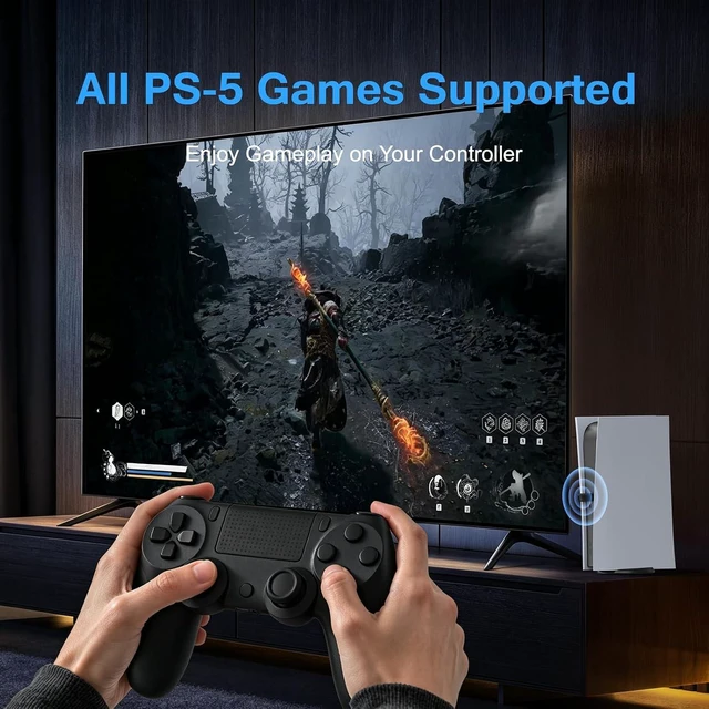 Alt view image 6 of 7 - IWGAME Adapter Gamepad for PS-5/PS-4/PC, SupportsTurbo/Macro Features