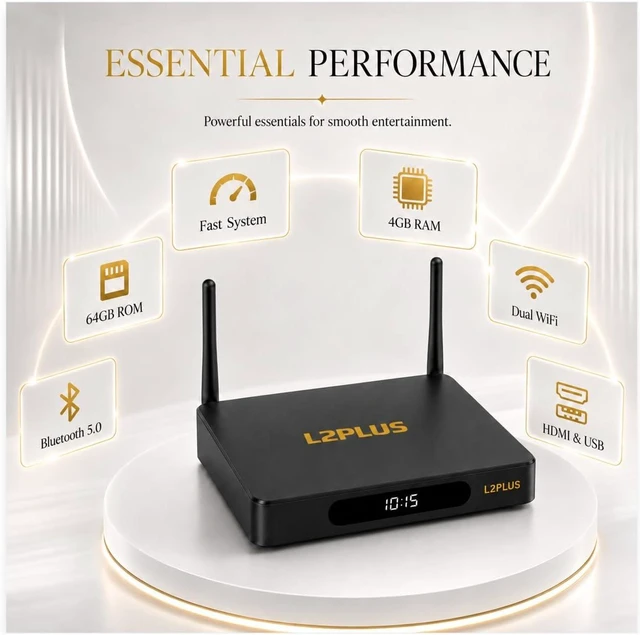 Alt view image 2 of 6 - 2026 L2 Plus, Compact WiFi Unit, 4GB RAM 64GB ROM, Power Cord and User Manual