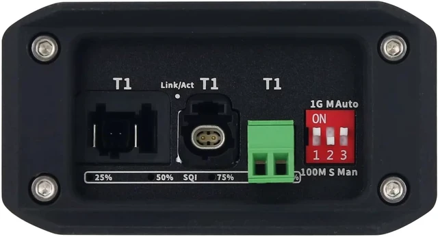 Alt view image 2 of 4 - 1000/100Base-T1 Automotive Ethernet Media Converter to RJ45 100Mbps/1Gbps - SE1001 Pro