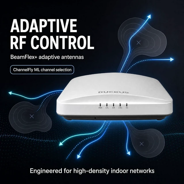 Alt view image 6 of 7 - Ruckus Wireless 901-R650-NC00 R650 Dual-Band Wrls 802.11ax Wireless Access Point