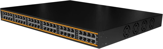 Alt view image 2 of 7 - 24 Port 802.3bt 10G PoE++ Injector, 24 Port 90W PoE++@900W, 1G/2.5G/5G/10Gbps PoE++ Midspan(Model:PE924R-10G-BT-900W)