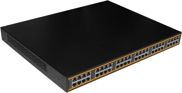 Alt view image 3 of 7 - 24 Port 802.3bt 10G PoE++ Injector, 24 Port 90W PoE++@900W, 1G/2.5G/5G/10Gbps PoE++ Midspan(Model:PE924R-10G-BT-900W)