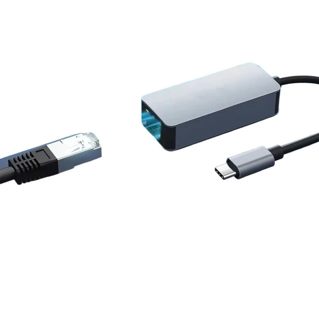 Alt view image 3 of 7 - USB 3.1 t2y>pe-c to RJ45 2500Mbps High Speed Network Card RTL8156B 2.5G Ethernet Adapter(Type-C)