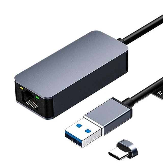 Alt view image 4 of 7 - USB 3.1 t2y>pe-c to RJ45 2500Mbps High Speed Network Card RTL8156B 2.5G Ethernet Adapter(Type-C)