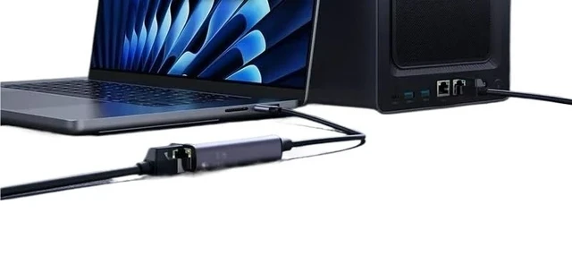 Alt view image 6 of 7 - USB 3.1 t2y>pe-c to RJ45 2500Mbps High Speed Network Card RTL8156B 2.5G Ethernet Adapter(Type-C)