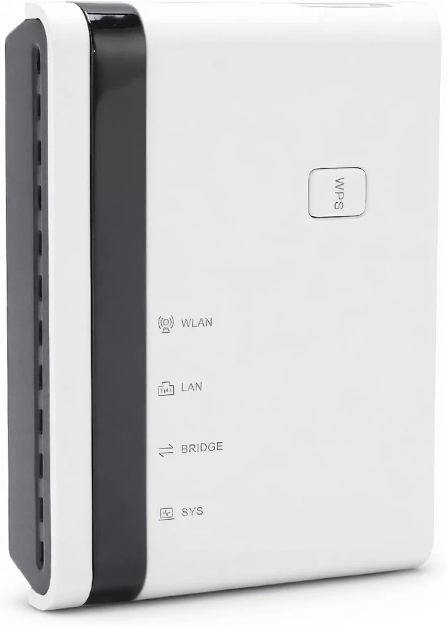 Main image of ASHATA Wireless Print Server, 10/100Mbps Ethernet Bridge Network Print Server Support 4 Printers, Wired / 2.4G Wireless Network/Standalone Mode, Compatible with Wins 7 8 10 11 OS X (US)
