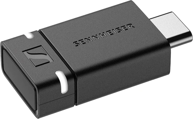 Alt view image 2 of 7 - Sennheiser BTD 600 Case Bundle: Bluetooth Dongle USB-A/USB-C Adapter, aptX Audio, Stable Connection for Music and Calls with Expo Gear Weather-Resistant Hard-Shell Case