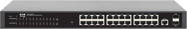 Alt view image 3 of 7 - Eaton Tripp Lite Series 24Port Gigabit Managed Switch with 2 SFP Ports, Easy Smart WebManaged Layer 2 Network Ethernet Splitter, 1 Gbps, 1U Rack Mount or Desktop, 3Year Warranty (NGS24C2-1)