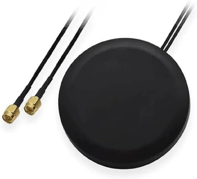 Main image of Teltonika PR1KCL25 MIMO Mobile Roof SMA Antenna Combo, Linear Polarization, IP67 Ingress Protection Rating, ABS Material, 2X RG174 Cables (9.8 Feet)